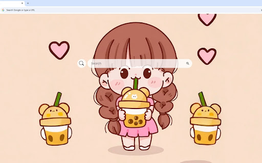 Cute Kawaii Girl Live Wallpaper screenshot