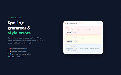 GrammarHelper — Grammar & Spell Checker screenshot