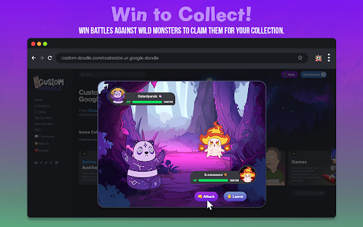 Bro-Mon 🐾 Browser Monsters - Web Surf Game screenshot