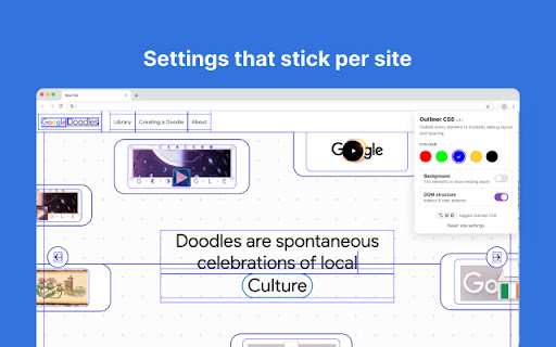 Outliner CSS screenshot
