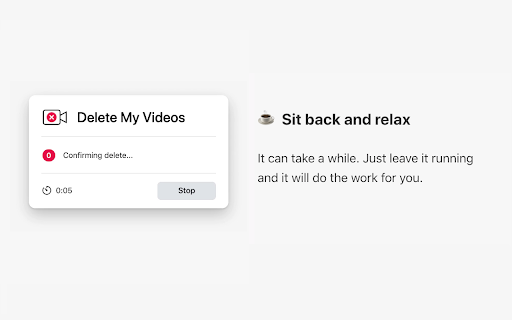 Delete All My Videos on TikTok™ screenshot