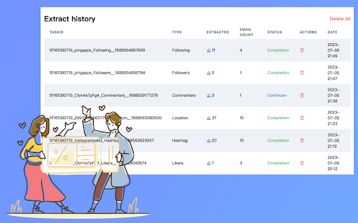 Email Exporter-Email,Phone Extractor&Scraper screenshot