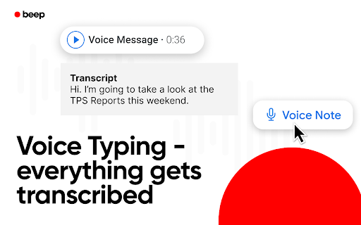 Record Voice Messages in Gmail - Beep screenshot