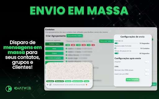 Chatweb CRM : Transforme seu whatsapp em um sistema de vendas screenshot