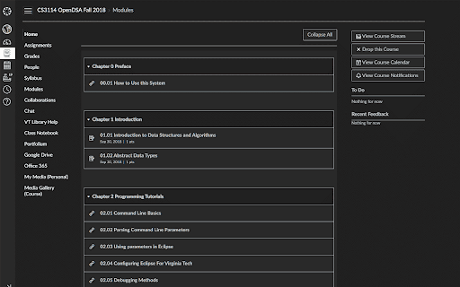 Canvas Dark Mode screenshot