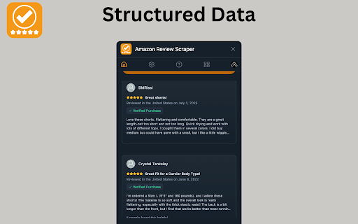 Amazon Review Scraper screenshot