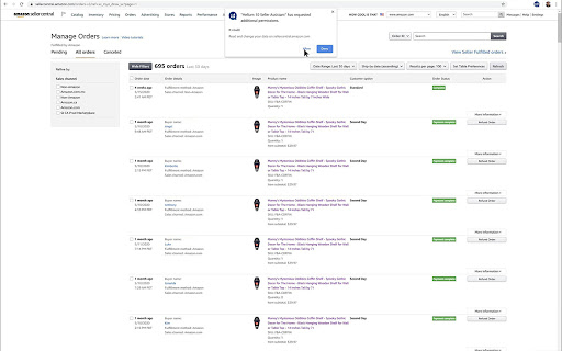 Helium 10 Seller Assistant for Amazon Seller Review Automation screenshot