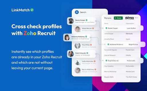 LinkMatch for Zoho Recruit screenshot