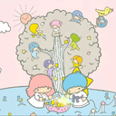 Little Twin Stars Kiki and Lala Live Wallpaper icon