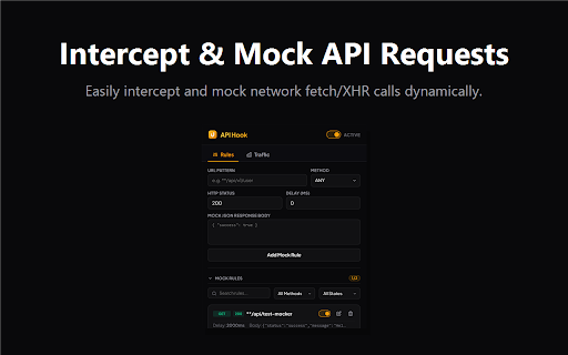 API Hook - Request Mocker screenshot