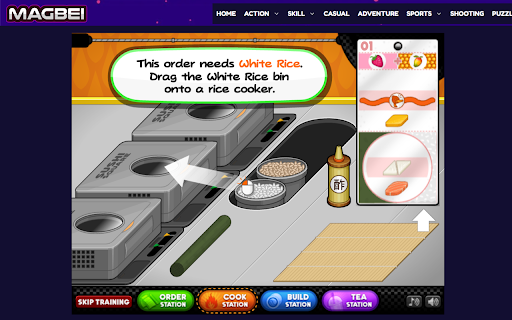 Papa's Sushiria Unblocked Game - Launcher screenshot