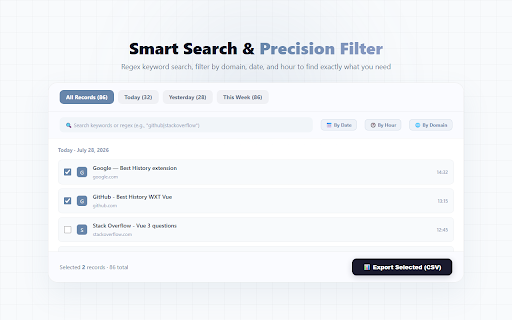 Browser History Manager - Best History screenshot