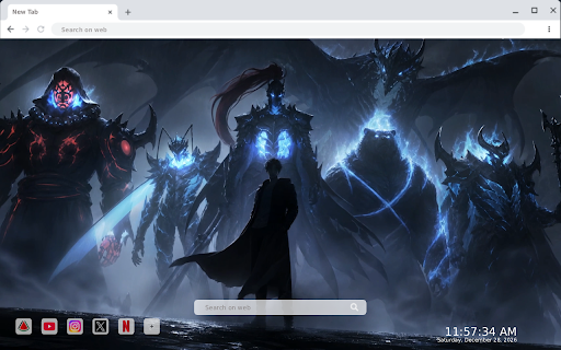 Solo Leveling ​​Shadow King Live Wallpaper screenshot