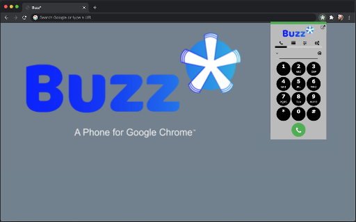 Buzz* - Phone for Google Chrome™ screenshot