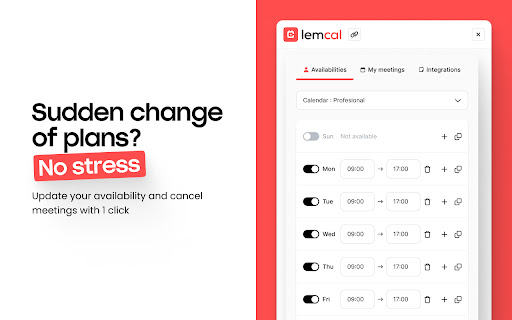 lemcal screenshot