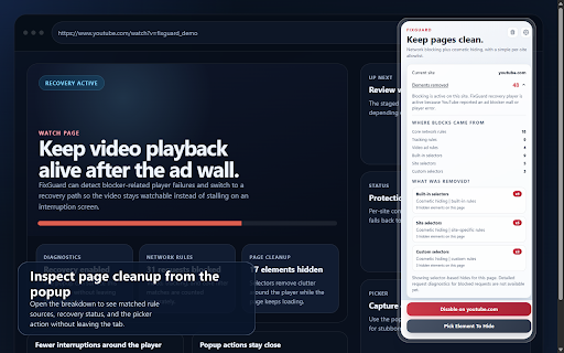 FixGuard - Ad Blocker & Privacy Protection screenshot