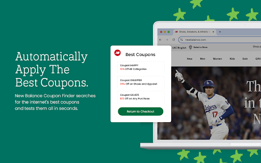 New Balance Coupon Finder - Latest Coupons & Best Deals screenshot