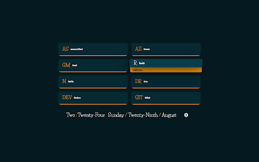 nightTab screenshot