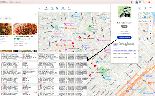 Maps Scraper by Presto screenshot