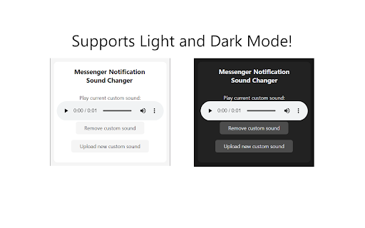 Messenger Notification Sound Changer screenshot
