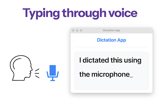 Dictation App screenshot