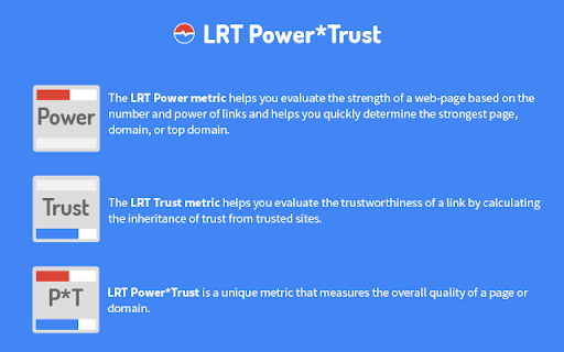 LRT Power*Trust – PageRank Replacement screenshot