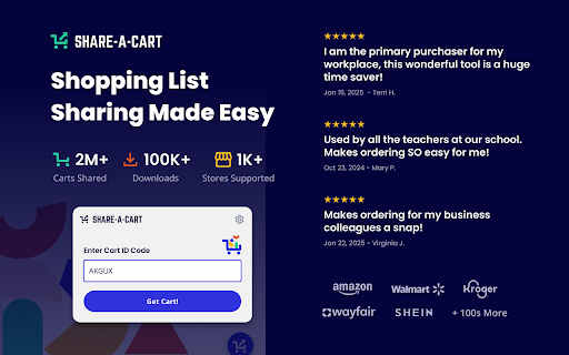 Share-A-Cart for Amazon screenshot
