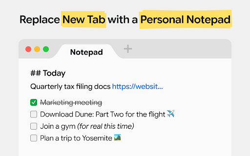 ManaJerry - Notepad, Planner and Habit Tracker screenshot