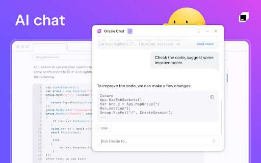 JetBrains Grazie Writing Companion screenshot