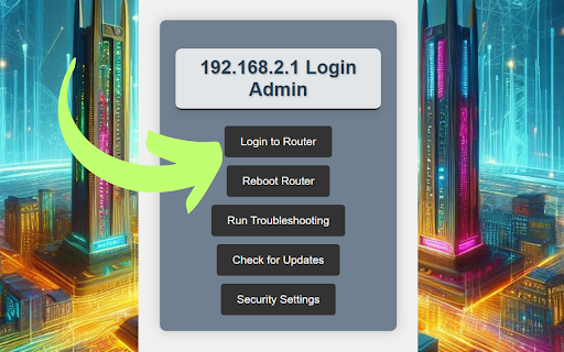 192.168.2.1 Login Admin screenshot
