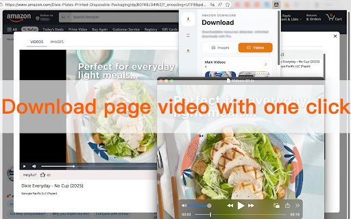 Amazon Video Downloader - Download Images,Videos,Main,SKU & Detail Images screenshot