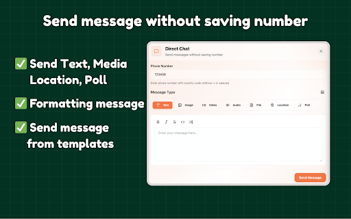 WA Direct Chat For Whatsapp™ screenshot