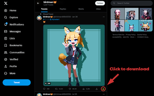 Media Harvest : X (twitter) Media Downloader screenshot