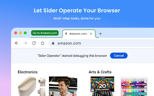 Sider Operator screenshot
