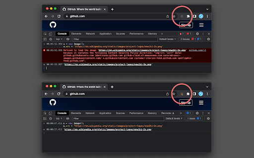 CSP Unblock screenshot