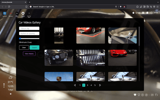Super Cars HD wallpaper video backgrounds screenshot