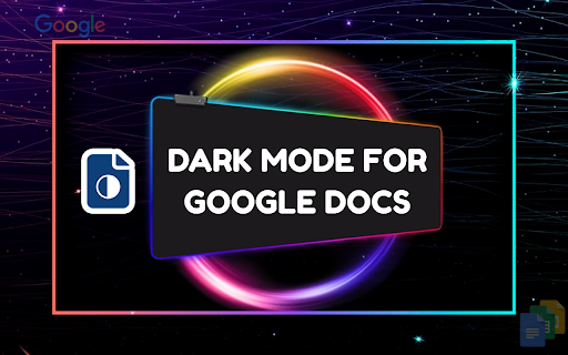 Dark mode for Google™ Docs screenshot