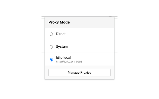 Proxy Switcher screenshot