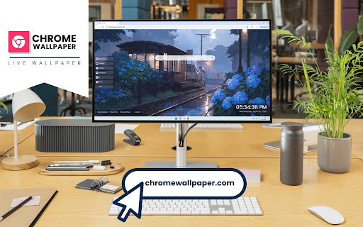 Blue Rainy Season Live Wallpaper screenshot