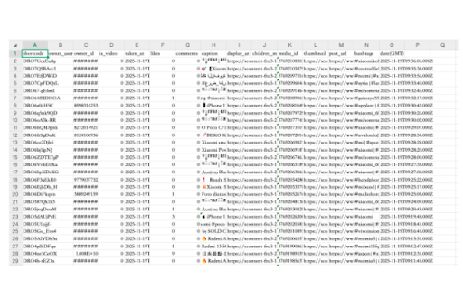 IG Hashtag Exporter screenshot