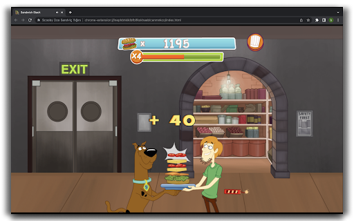 Scooby Doo Sandwich Stack - Cartoon Game screenshot