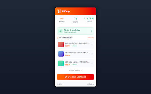 AliDrop - AliExpress Price Tracker screenshot