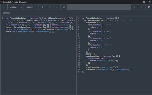 Source Code Formatter & Beautifier screenshot