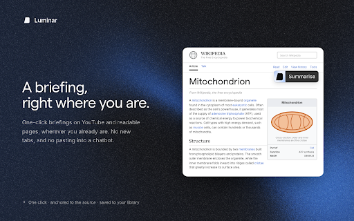 Luminar: Your Reading System screenshot