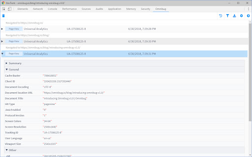 Omnibug screenshot