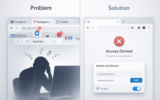 Simple Link Blocker screenshot