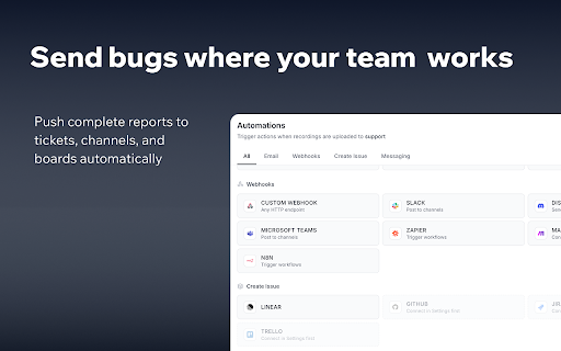 Screendesk - Record & Report Bugs screenshot