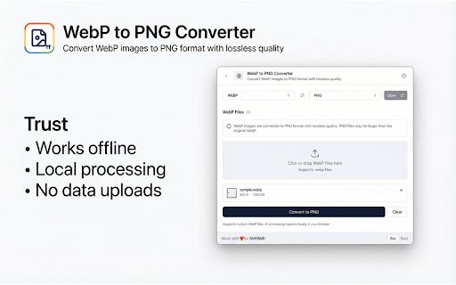 WebP to PNG screenshot