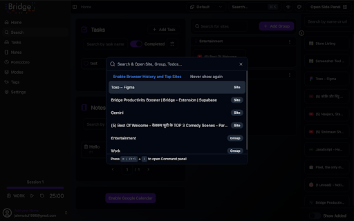 Bridge: Productivity Booster screenshot