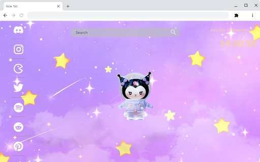 Kuromi in Space - A Cosmic Adventure with Hello Kitty! screenshot